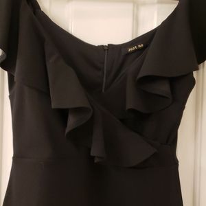 Black cocktail dress